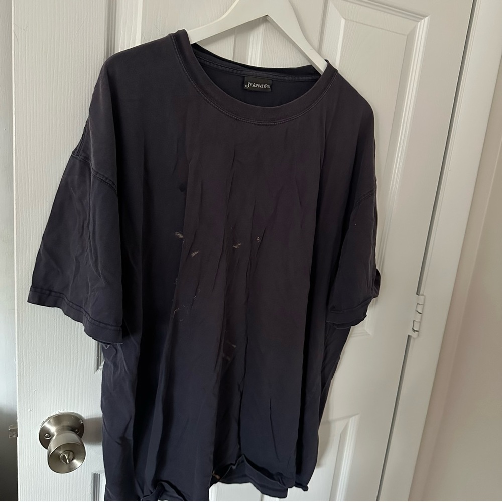 Men's Navy Blue Short Sleeve Shirt